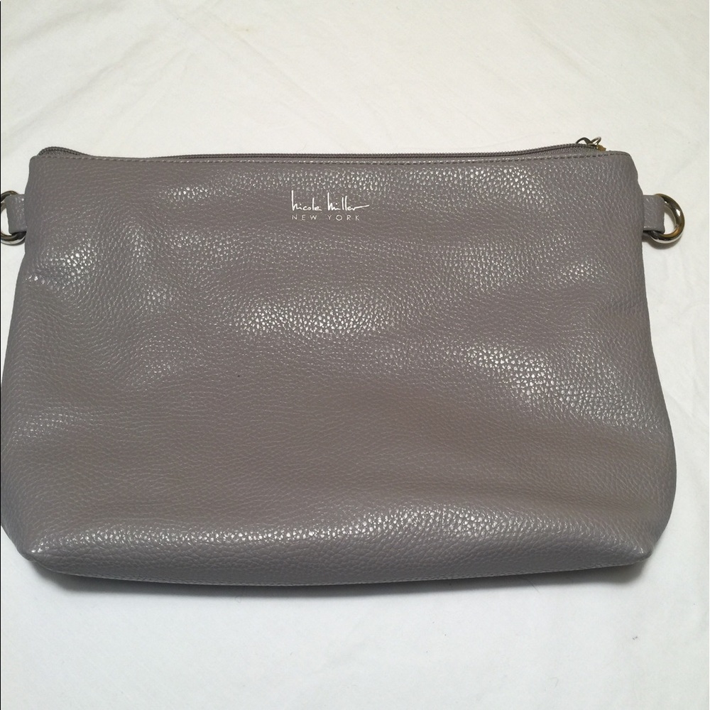 Nicole Miller Leather Clutch