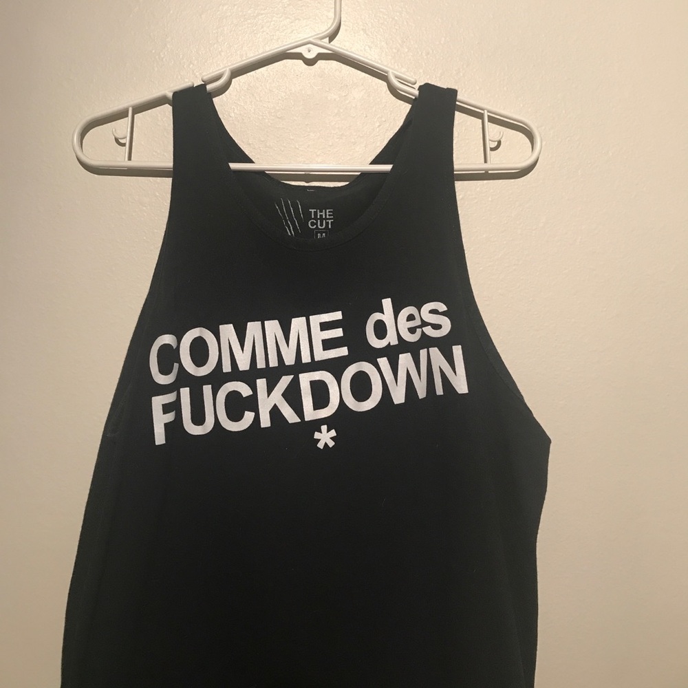 Comme des garcon black muscle tee
