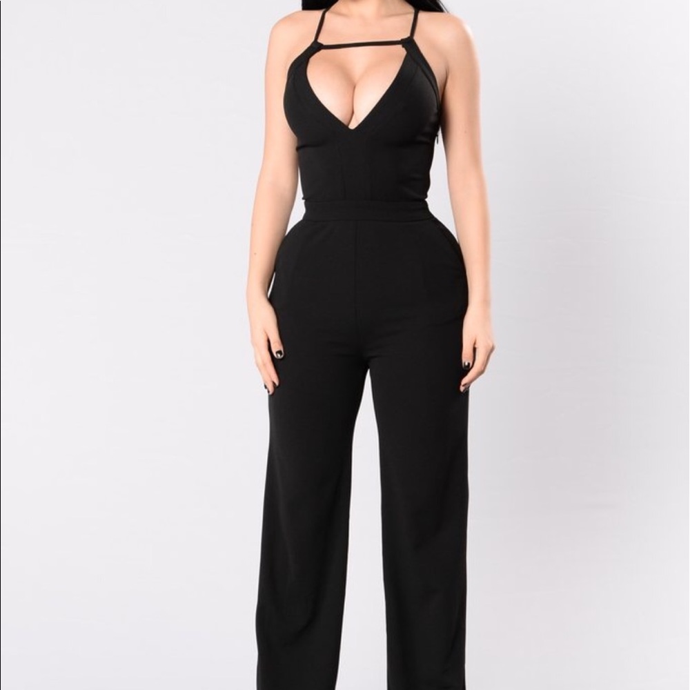 Black jumpsuit plus size