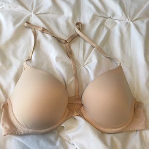 PINK. Nude Push Up Bra