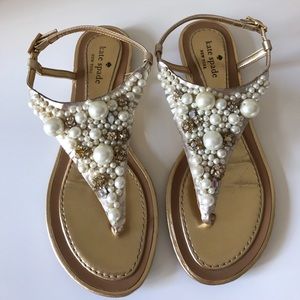 FLASH SALE * Kate Spade Pearl Sandals