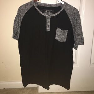 Black baseball T-shirt
