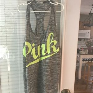 VS Pink racer back tank