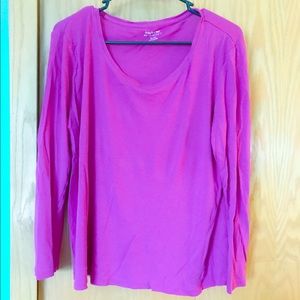 Daisy Fuentes XL Favorite Long Sleeve Top