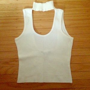 SOLD! F21 Choker Neck Crop Top