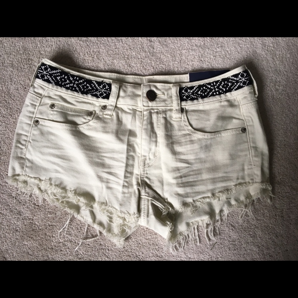 American Eagle Tan Short Shorts