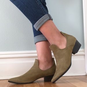 Suede Booties