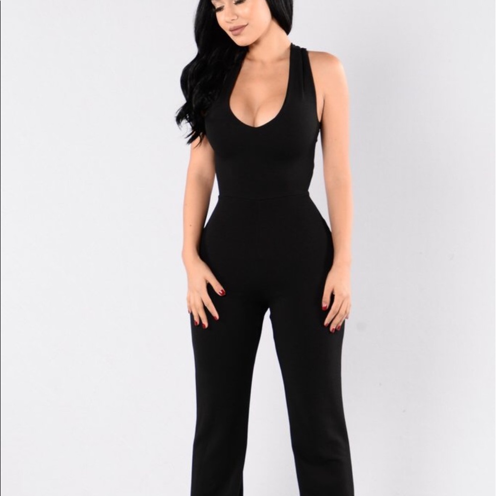 Black jumpsuit plus size