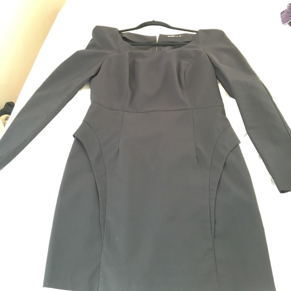 Kensie black structured dress