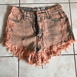 High waisted shorts