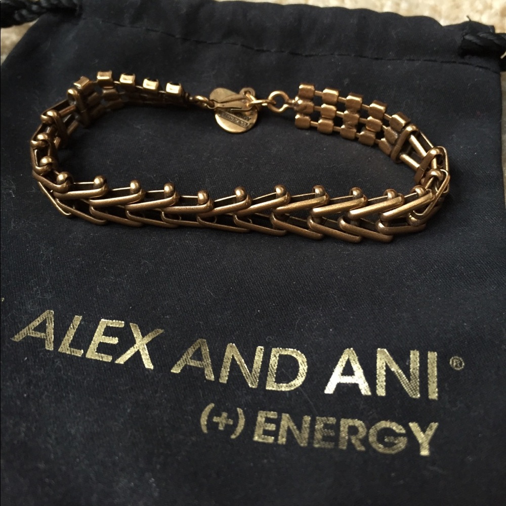 Gold Alex and Ani bracelet