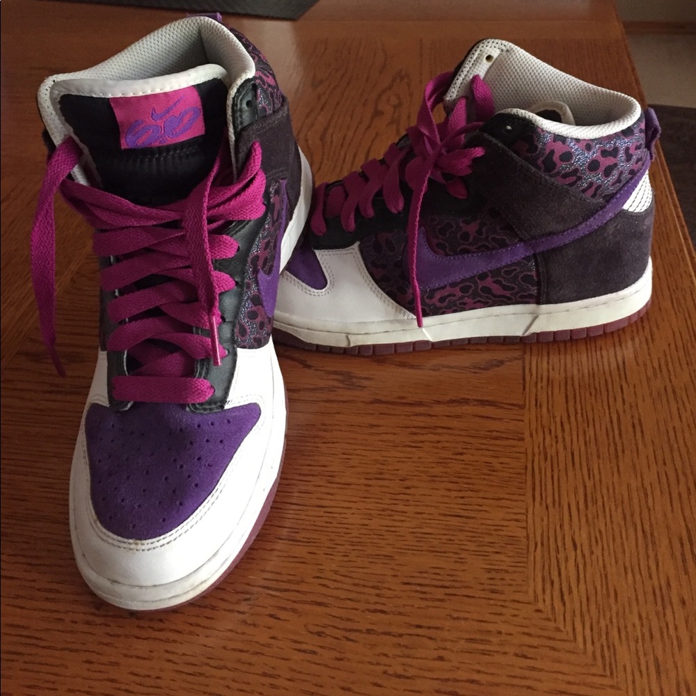 Cheetah Nike hightops