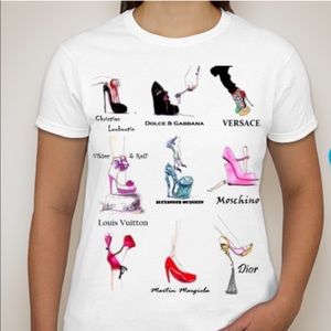 Designer Shoe Tshirt