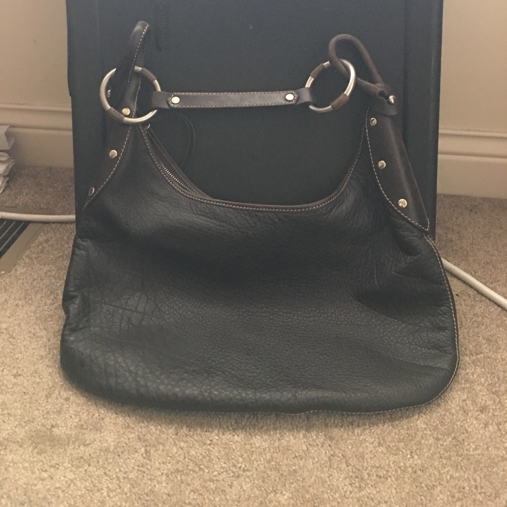 Brown Leather Ruehl purse