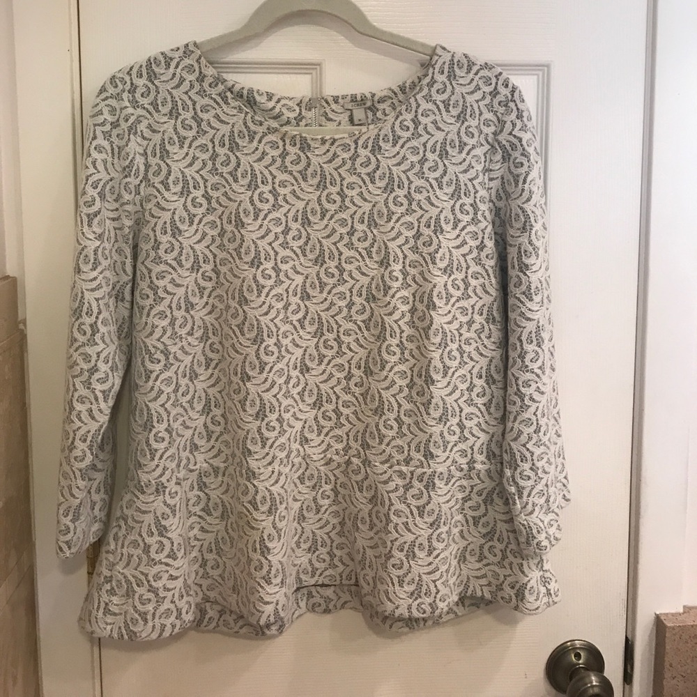 J.Crew Peplum top