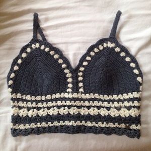 Abercrombie & Fitch Crochet Crop Top