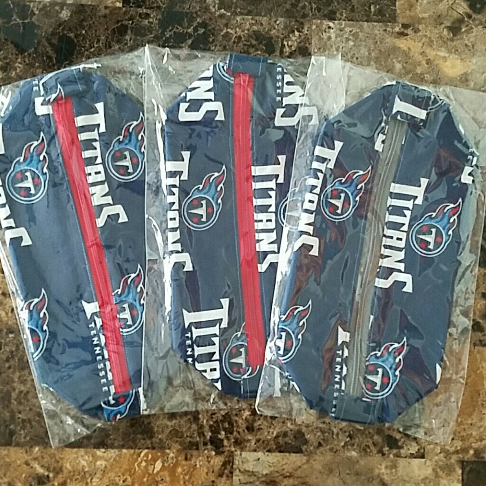 Tennessee Titans handmade zippered pouch
