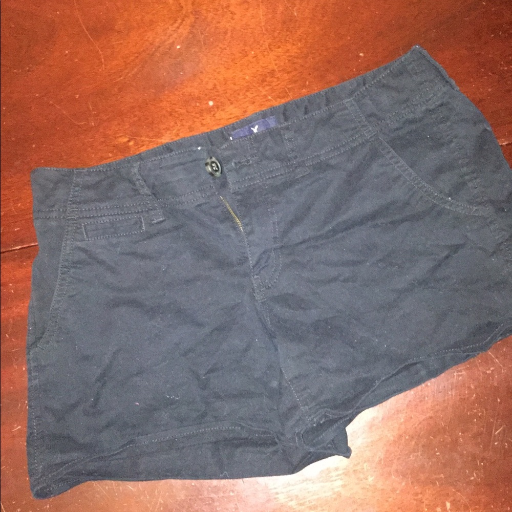 Black American eagle shorts