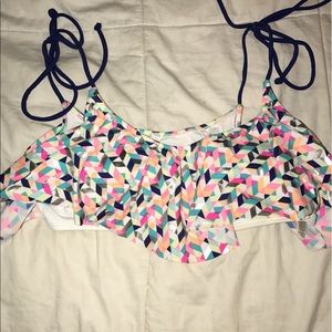 Victoria secret flowy swim top