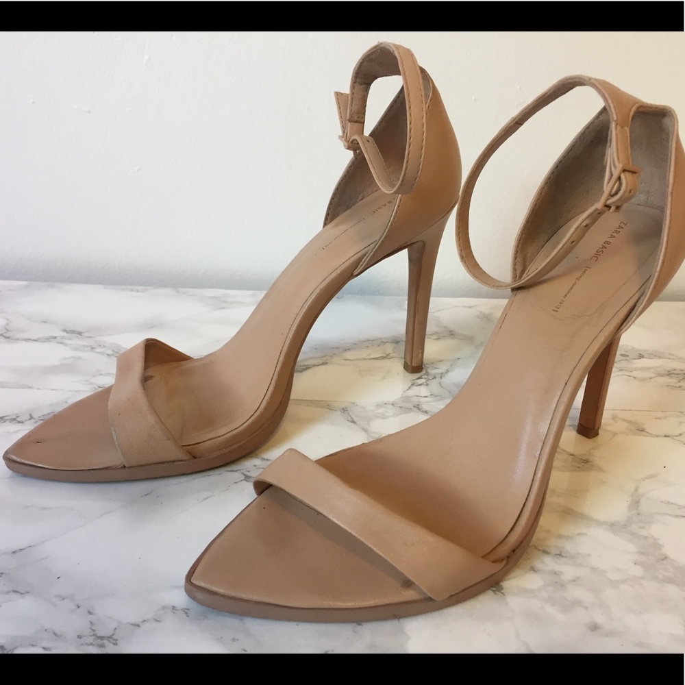 Nude Zara sandals