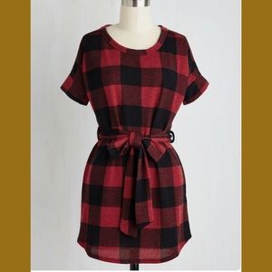 ✌🏻ModCloth Plaid Rock Legend Tunic ✌🏻