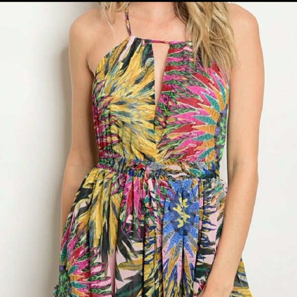 LAST 1 BEAUTIFUL SUNBURST DRESS! BACKLESS! - Picture 2 of 6