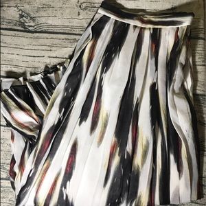 Banana Republic Watercolor Skirt 🍂🍁🌾