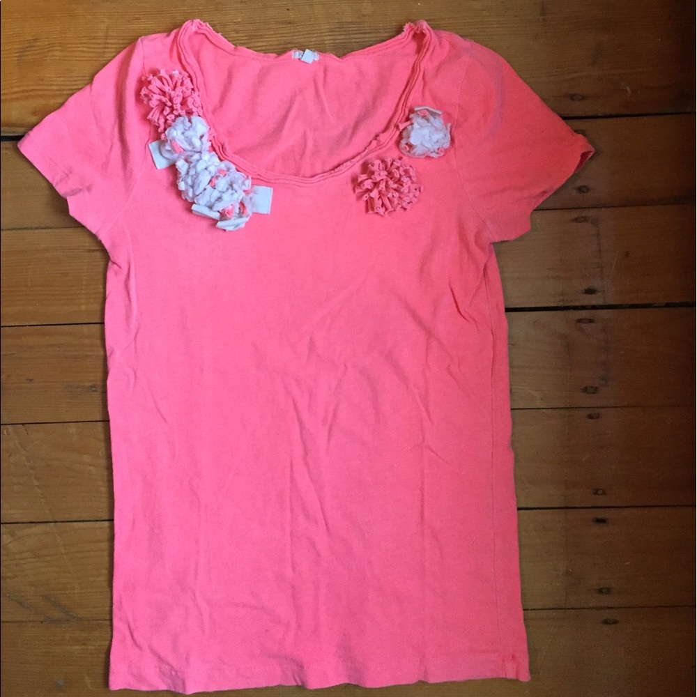 J. Crew Flower Top