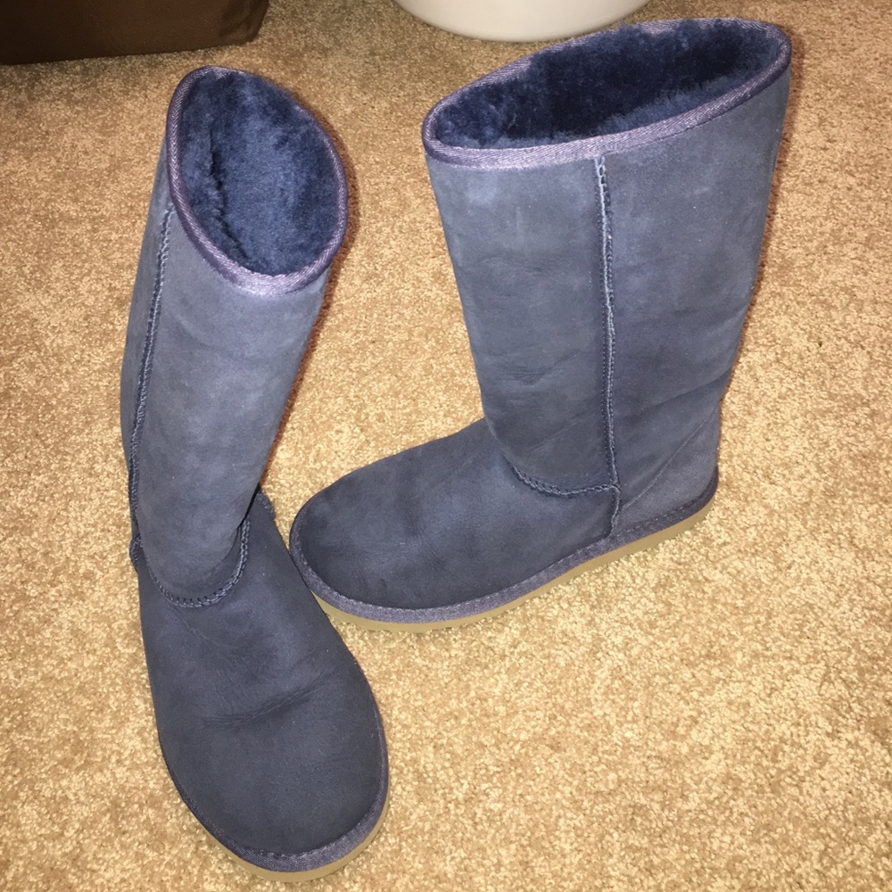 Classic Tall Navy Blue Uggs