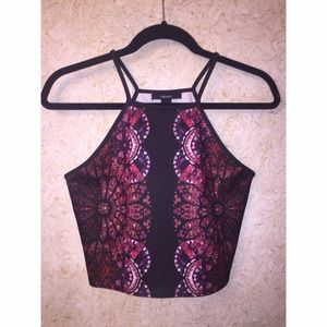 ♡ High Neck Crop Top ♡