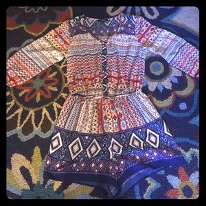 ‼️PRICE DROP‼️ Colorful romper 💙💛💜❤️