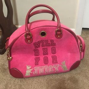 Will beg for JUICY dog carrier