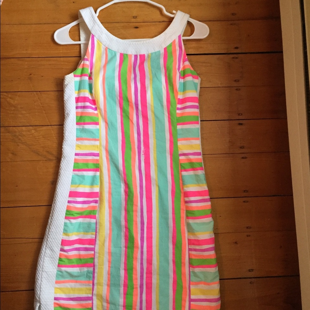 Lilly Pulitzer Rainbow Striped Dress