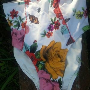 Ted baker butterfly floral bikini bottom size 1
