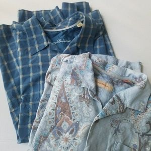 Lot: Tommy Bahama Silk Shirts