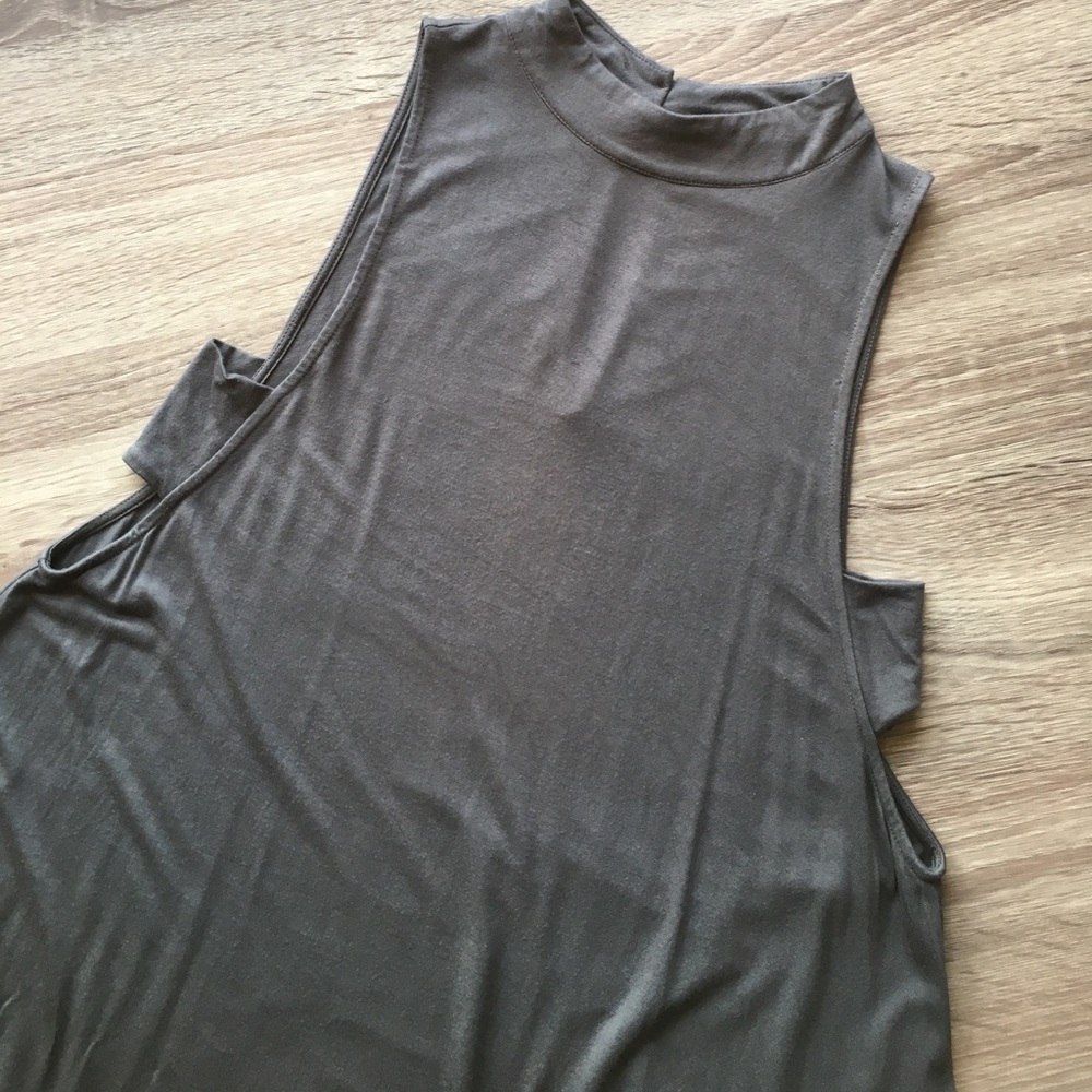 LA Made high-neck dress