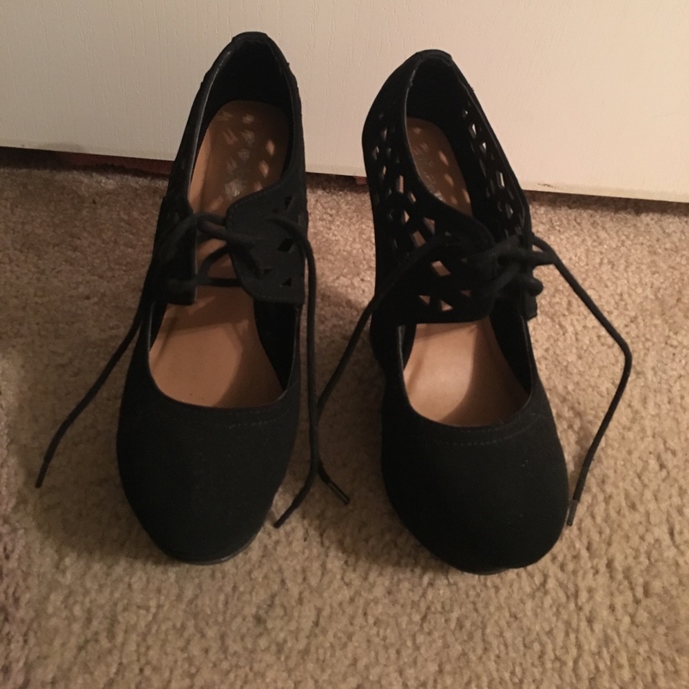 Black heels