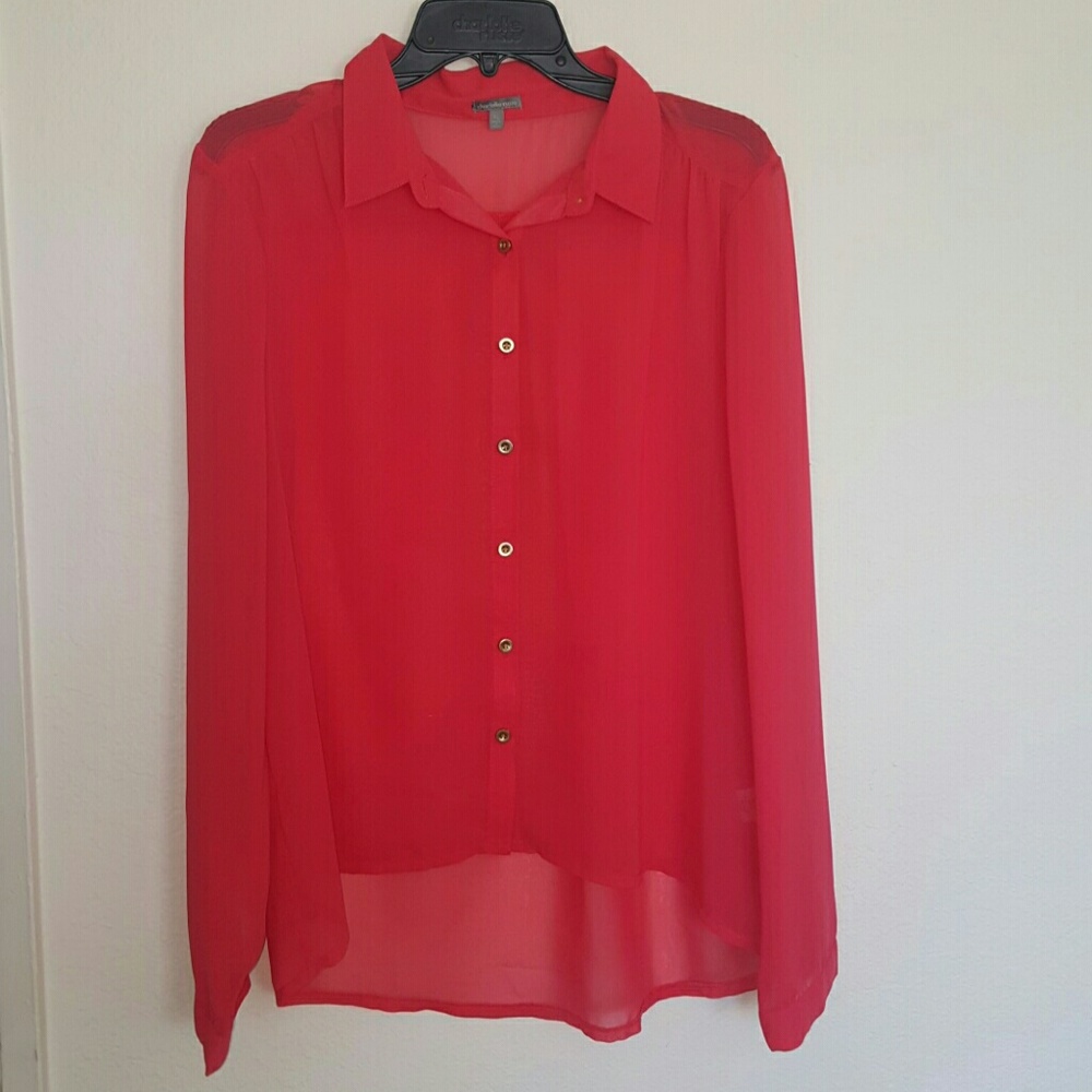Coral Blouse