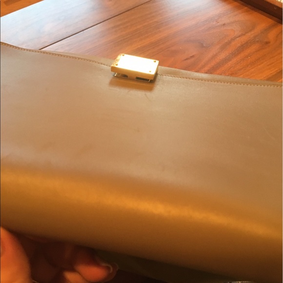 Celine Taupe Trapeze Handbag - Picture 6 of 8