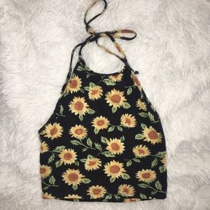 ONE DAY SALE!! Sunflower Festival Crop Top