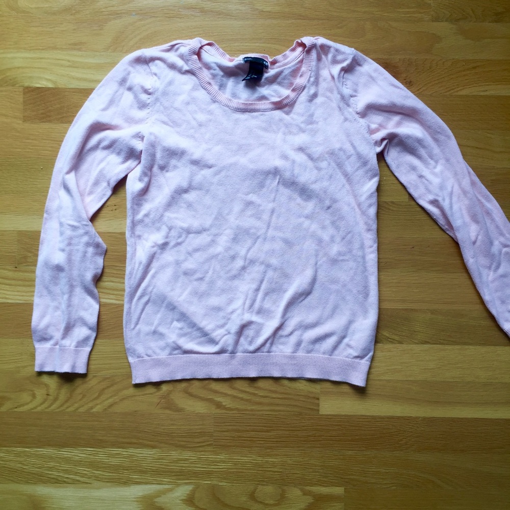 Light Pink Crewneck Small H&M sweater