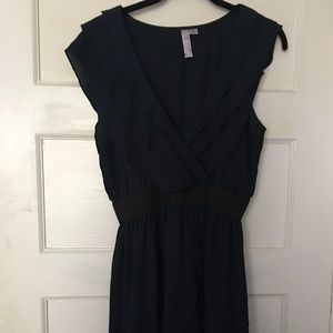 Beautiful navy dress.