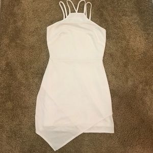White bodycon dress