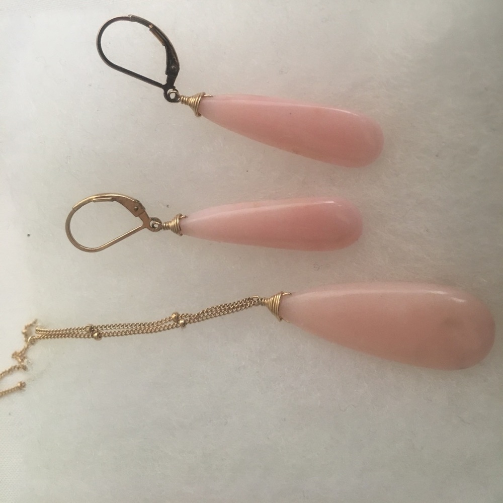 Pink Opal 14k