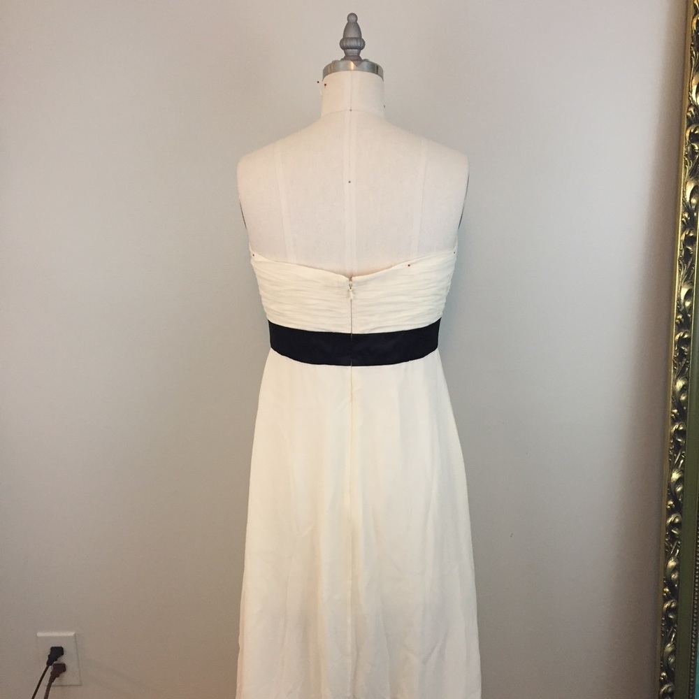 FINAL PRICE! TED BAKER Balfo Cream Silk Dress/Gown - Picture 5 of 6