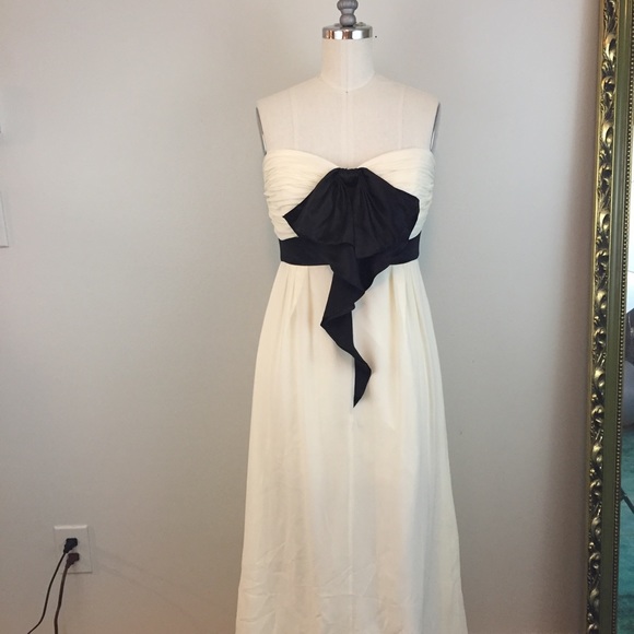 FINAL PRICE! TED BAKER Balfo Cream Silk Dress/Gown - Picture 2 of 6