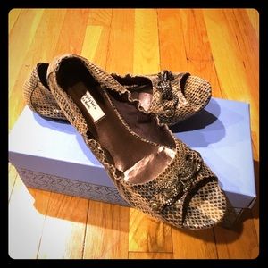 Open Toe ballet flats