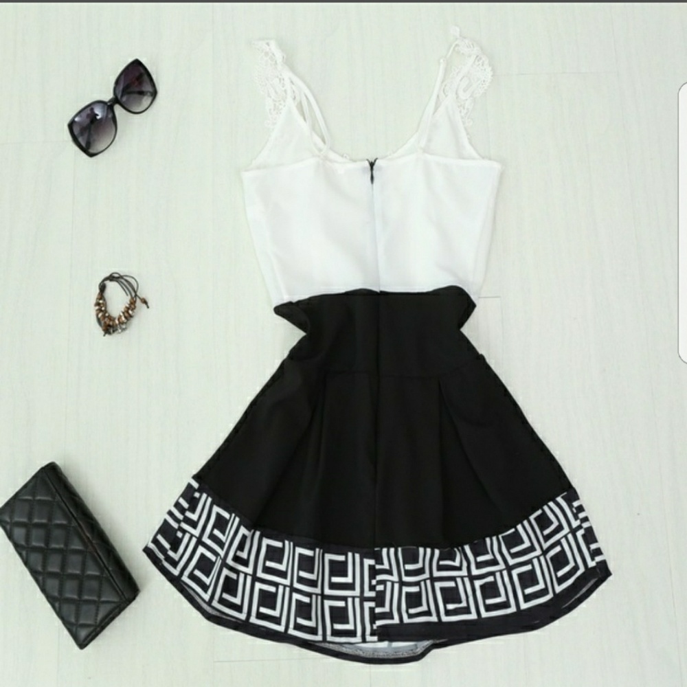 Printed Mini Dress