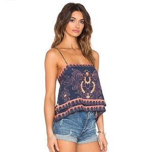 Free People patterned tank top