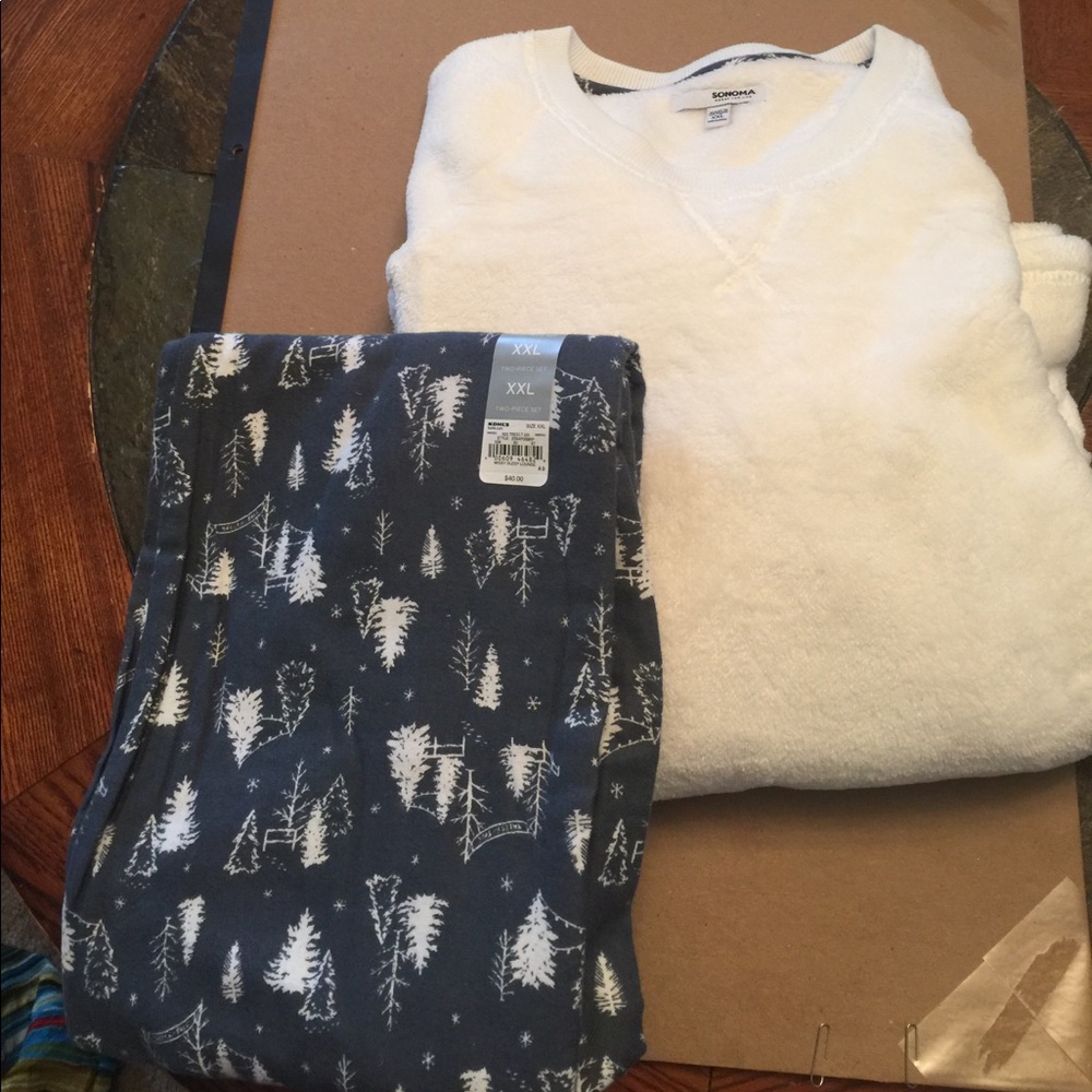 XXL flannel pajama set